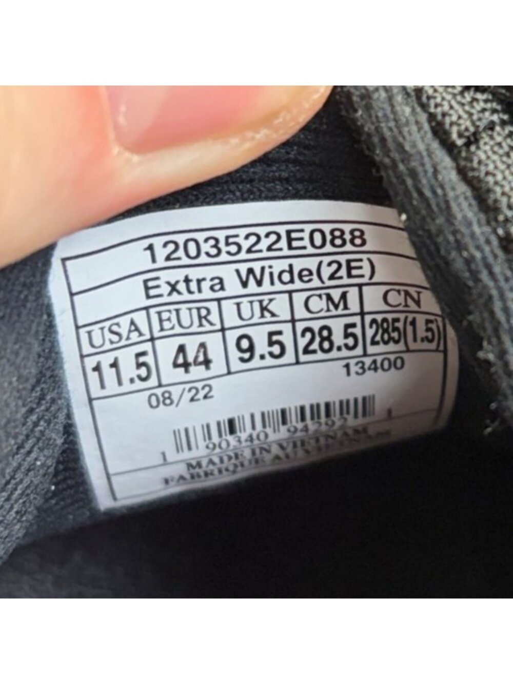 Brooks Addiction GTS 15 Womens Size 11.5EE Black Athletic Running Shoes Sneakers - Picture 10 of 11